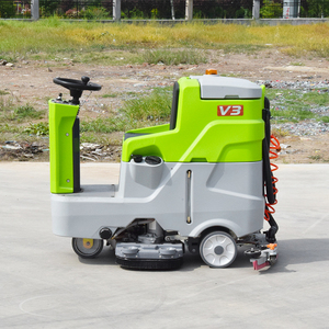 Baiyijie Nouvelle autolaveuse autoportée haute productivité à double brosse, polisseuse, alimentée par batterie, pour nettoyage commercial - Product Image 1