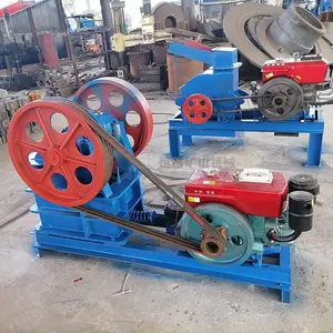 Triturador de pedra portátil para motor diesel, pequeno, triturador móvel de pedra, pe150 * 250, preço de fábrica