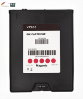 Cartouche d'encre compatible de haute qualité pour imprimante d'étiquettes Memjet VIPColor VP600 - Cartouche d'encre 250ML K K C M Y - avec puce intelligente