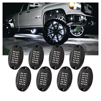 Luces LED Blancas Puras de Alta Intensidad para Chasis de Vehículos, 2, 8, 10, 12, 16 Pods, para Autos, Camionetas, Jeeps y Todoterreno
