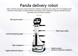 Robot de Servicio de Alta Eficiencia ONA con Pantalla de 10.1 Pulgadas, Navegación Láser y 12 Horas de Autonomía para la Entrega Automatizada de Comidas en Cafeterías - Product Image 3