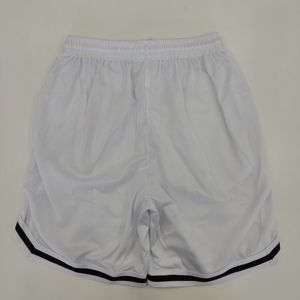 B429 Heren Basketbalshorts Basic Gym Warming-Up Ademend Plus Size Custom Team Logo Gedrukt Groothandel Blanco Cropped Botjes Design - Product Image 4