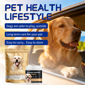 Unterstützung der Anpassung an geringe Mengen <span class=keywords><strong>Omega</strong></span>-<span class=keywords><strong>3</strong></span>-Linderung und Pflege für Hunde haut und-mantel Health Dog Supplement Private Label - Product Image 4