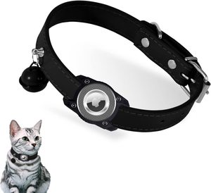 2024 Venta caliente fabricación Popular personalizado impermeable Anti-Pérdida PU extraíble Airtag gato perro <span class=keywords><strong>GPS</strong></span> <span class=keywords><strong>Collar</strong></span> - Product Image 1