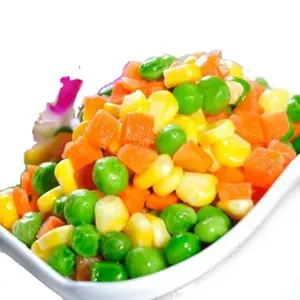Supply BRC Certified IQF Frozen Mixed Vegetables / Frozen Vegetables Mix Good Quality