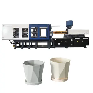 Low cost plastic flowerpot moulding machine servo motor injection molding machine