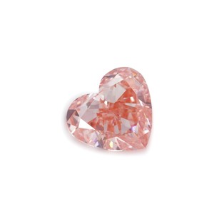 Heart Shaped Lab Grown Pink Diamonds 1 2 3 Carat IGI Certified For Jewelry Making - Product Image 1