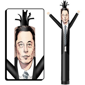 FSFLAG Factory Direct Design personnalisé gonflable Air Dancer Wave Man Logo pour <span class=keywords><strong>Elon</strong></span> <span class=keywords><strong>Musk</strong></span> Accessoire d'affichage promotionnel (Polyester) - Product Image 1