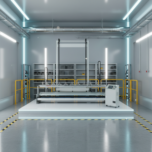 Machine de découpe de rideaux YUYI <span class=keywords><strong>DCJ</strong></span> entièrement automatique, 1,2 kW, 220 V, hauteur de levage 3,2 m, taille efficace personnalisable - Product Image 1