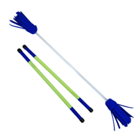Ensemble de bâtons lumineux LED BO Flower Devil – Bâtons lumineux qui brillent dans le noir, durables, légers, en silicone, accessoires de jonglage pour débutants et artistes de flow, pour tous.