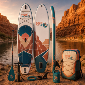 Planche de <span class=keywords><strong>paddle</strong></span> <span class=keywords><strong>gonflable</strong></span> 2026 tendance, directement de l'usine, 320x76x15cm, bleu clair et blanc, design <span class=keywords><strong>simple</strong></span>, logo personnalisé OEM, pas cher - Product Image 2