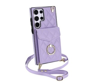 Borsa a tracolla custodia a portafoglio in pelle PU con tasca a fisarmonica di lusso per <span class=keywords><strong>Samsung</strong></span> Galaxy S23 <span class=keywords><strong>cover</strong></span> posteriore in pelle Ultra - Product Image 5