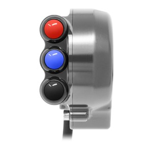 Cubierta de control del acelerador con interruptor integrado en el manillar para Aprilia (Titanio) - Product Image 1