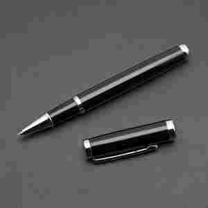 Custom 0.5mm Black Rollerball Pen for Business Promotion and Office Gifts with Logo Printing - Product Image 2