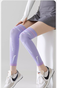 Genouillères de <span class=keywords><strong>compression</strong></span> professionnelles en nylon pour femmes, idéales pour la course, le fitness, le yoga, le cyclisme en extérieur et comme <span class=keywords><strong>manchon</strong></span> spécial pour les mollets. - Product Image 2