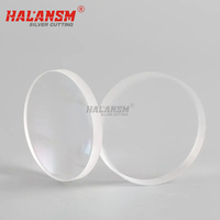 Halansm 1 pièce/ensemble Dia.15-50 fibre de silice fondue concave unique lentille de collimation de mise au point Laser convexe CO2 Tube Laser tête Laser de rechange