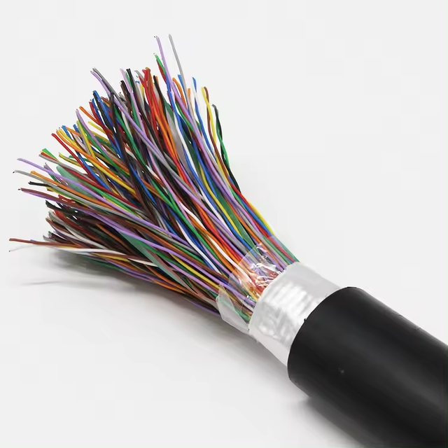 Underground jelly filled multi pairs 50 100 200 300 pairs armored outdoor cat3 telephone cable Bare Copper communication cable