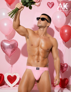 กางเกงในชาย AK Custom Patch โลโก้สั่งทำพิเศษ แบบเซ็กซี่ 3 มิติ ช่วยพยุงอวัยวะเพศชาย ทรงทีแบ็ค มินิธอง สำหรับผู้ชาย - Product Image 6