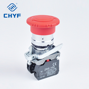 Chyf xb4 loạt dừng khẩn cấp Nút chuyển đổi XB4-BS8442 xb4bs8442 zbe102 một bình thường đóng cửa 22mm ban đầu và mới - Product Image 4
