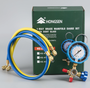 होंगसेन HS-473AL-60 नए उच्च सटीकता एकल कई गुना condenser के लिए गेज के साथ नया उच्च सटीकता एकल कई गुना condenser - Product Image 5