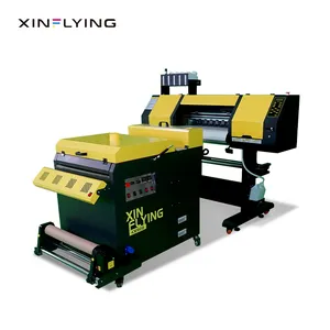 XinFlying A1 60厘米24英寸dtf打印机I3200双头卷对卷带粉末振动机