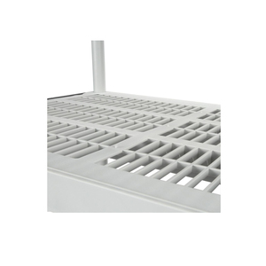 HD 36X24X57 4-Tiered Ventilated <strong>Plastic</strong> <strong>Storage</strong> Shelving <strong>Unit</strong> W/ Raised Feet and Tool-Free Assembly Manufacturer factory - Product Image 4