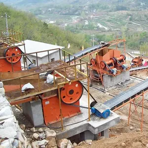 Hohe Kapazität Brechanlage Produktionslinie für Marmor Kalkstein Lithium-Quarry-Maschine Stein-Zerkleinerer-Plan