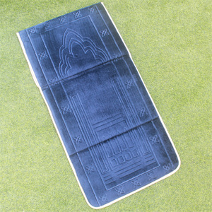 Tapis de Prière Musulmans de Voyage Pliables avec Dossier pour la Vente en Gros - Product Image 2
