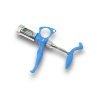 Tendance de la mode Double aiguille poulet canard volaille seringue continue injecteur de vaccin 5ml usage domestique et vente au détail Applicable