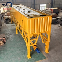 Silo à ciment horizontal portable de 55 m³, directement de l'usine, pour les projets de construction