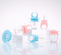 Flacon vide créatif en forme d'anneau pour gloss et vernis à lèvres, personnalisable avec logo