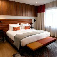 Ensemble de meubles de maison complet de luxe au design moderne, lit king-size avec rangement réglable, chambre classique en bois pour fermes et appartements