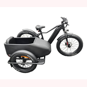 Xe đạp điện ba bánh chở hàng OUKA Design, kiểu dáng cổ điển, bánh béo, có sidecar, động cơ 36V 250W, 48V 750W, 48V 500W - Product Image 3