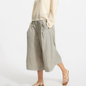Pantalones Palazzo de Mujer Hechos a Medida OEM, de Pierna Ancha, Cintura Alta, Ajuste Holgado, Casuales, Ligeros, los Más Vendidos - Product Image 2