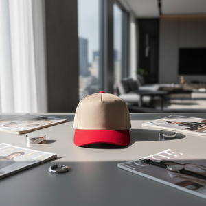 Casquette de baseball unisexe personnalisée à 5 panneaux, couronne pliée vers l'intérieur, broderie 3D/2D sans pointe, respirante, imperméable, classique, sportive, toutes saisons - Product Image 2