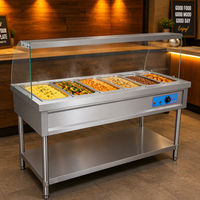 Chauffe-Plats Électrique Professionnel BMS-4A en Acier Inoxydable pour Cantine, Cuisine et Hôtellerie