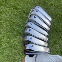 Têtes de Fers de Golf Forgées en Acier Doux 1020 et Matériau S20C avec Logo Personnalisé CNC, avec ou Sans Shaft et Grip