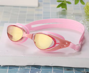 Occhiali da nuoto per adulti e bambini, Anti-appannamento, ad alta definizione, forniture essenziali per il nuoto, fascia in Silicone morbido - Product Image 6