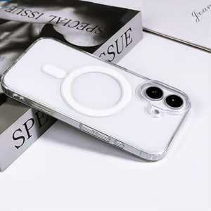 Étui de téléphone antichoc de bonne qualité en TPU+PC avec chargement magnétique sans fil <span class=keywords><strong>pour</strong></span> 17 16 15 14 13 12 11 Pro Max, anti-jaunissement - Product Image 3