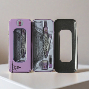 Nhà Máy Bán Hàng Trực Tiếp Kinh Tế Số Lượng Lớn Giảm Giá Cao-End Sinh Viên Thi La Bàn Thiết Lập Và Toán Học Vẽ Thước Nhựa Hình Học Thiết Lập - Product Image 1