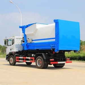 รถบรรทุกติดเครนไฮดรอลิก 4x2 พรีเมียม ตงเฟิง สำหรับขนส่งตู้คอนเทนเนอร์ขยะและบริการด้านสิ่งแวดล้อม - Product Image 4
