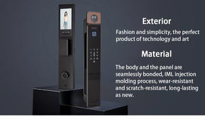 <span class=keywords><strong>2026</strong></span> नवीनतम एआई स्मार्ट डोर लॉक हाउस सुरक्षा डिजिटल ट्यूया रिमोट कंट्रोल फेस रिकग्निशन फिंगरप्रिंट आउटडोर स्मार्ट डोर लॉक - Product Image 4