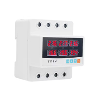 Disjoncteur de protection triphasé Tuya WiFi 63A avec affichage numérique AVR et protection contre les surtensions (3P+N) 0,5 kVA