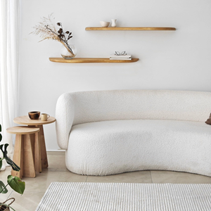 Set mit <span class=keywords><strong>2</strong></span> quadratischen schwimmenden Holz regalen für die Wand Kleine Mini-Schrank-Hänge dekoration für Schlafzimmer Wohnzimmer - Product Image 5