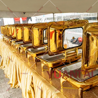 Autres réchauds de buffet pour hôtels et restaurants, chauffe-plats en acier inoxydable et verre, ensemble de chauffe-plats pour buffet