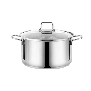 Set di <span class=keywords><strong>Pentole</strong></span> in Acciaio Inox 7 Pezzi 16/18/20/24cm Casseruola Pentola per Zuppa Padella <span class=keywords><strong>Servizio</strong></span> OEM - Product Image 5
