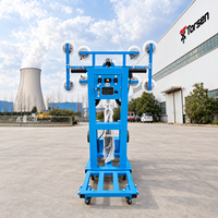 Chariot de levage de verre robuste 800 kg avec 8 ventouses et 6 roues universelles – Outil robotisé pour vitrage