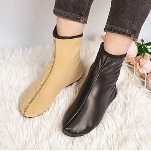 Dày Ấm Có Dây Kéo Vớ Cho Cả Nam Giới Và Phụ Nữ Không-Trượt Dưới Sang Trọng Lót Giữ Mùa Đông Ấm Áp Vớ Với Một Giả Da - Product Image 2