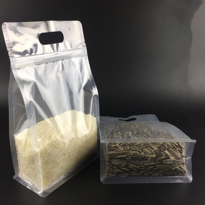 Tùy Chỉnh Bao Bì In Logo Nhựa <span class=keywords><strong>Ziplock</strong></span> Trong Suốt Vuông Dưới Thực Phẩm Pouch Trà Snack Gia Vị Bao Bì Dây Kéo Túi - Product Image 3