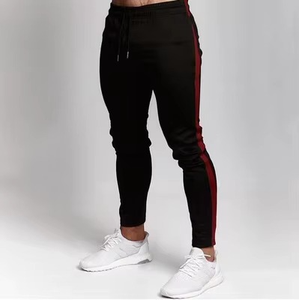 Men's Denim Jogger Track Pants <b>Elastic</b> Waistband Light Wash Breathable Washable Stacked Sweatpants with Pocket Fitness Trousers - Product Image 6